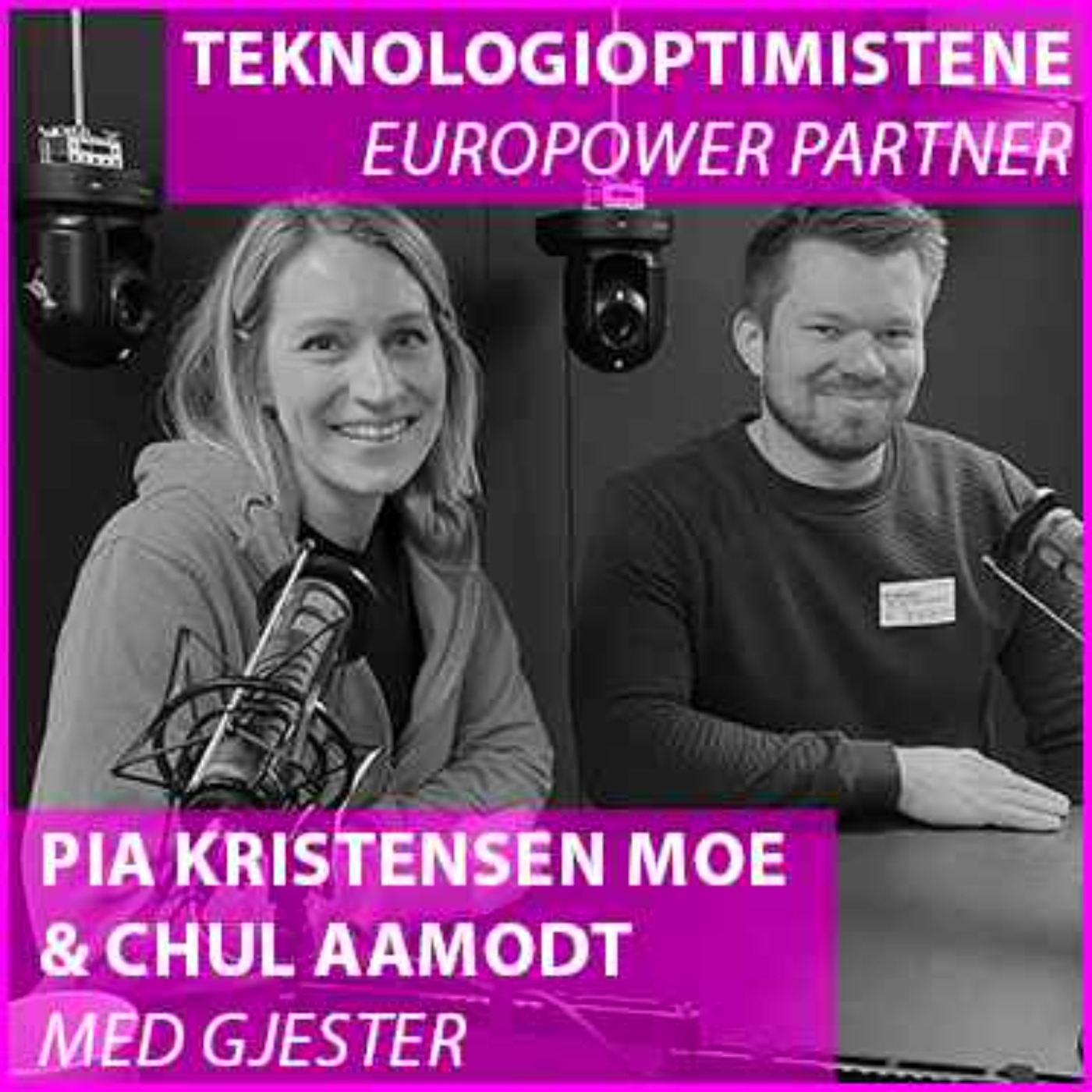 cover art for Teknologioptimistene - Med Kine Ryberg Strupstad, Leder elektrifisering og Prosjektleder for Peak Shaper, Eidsiva Vekst og Torfinn Årdalsbakke, Forretningsutvikler, Eidsiva