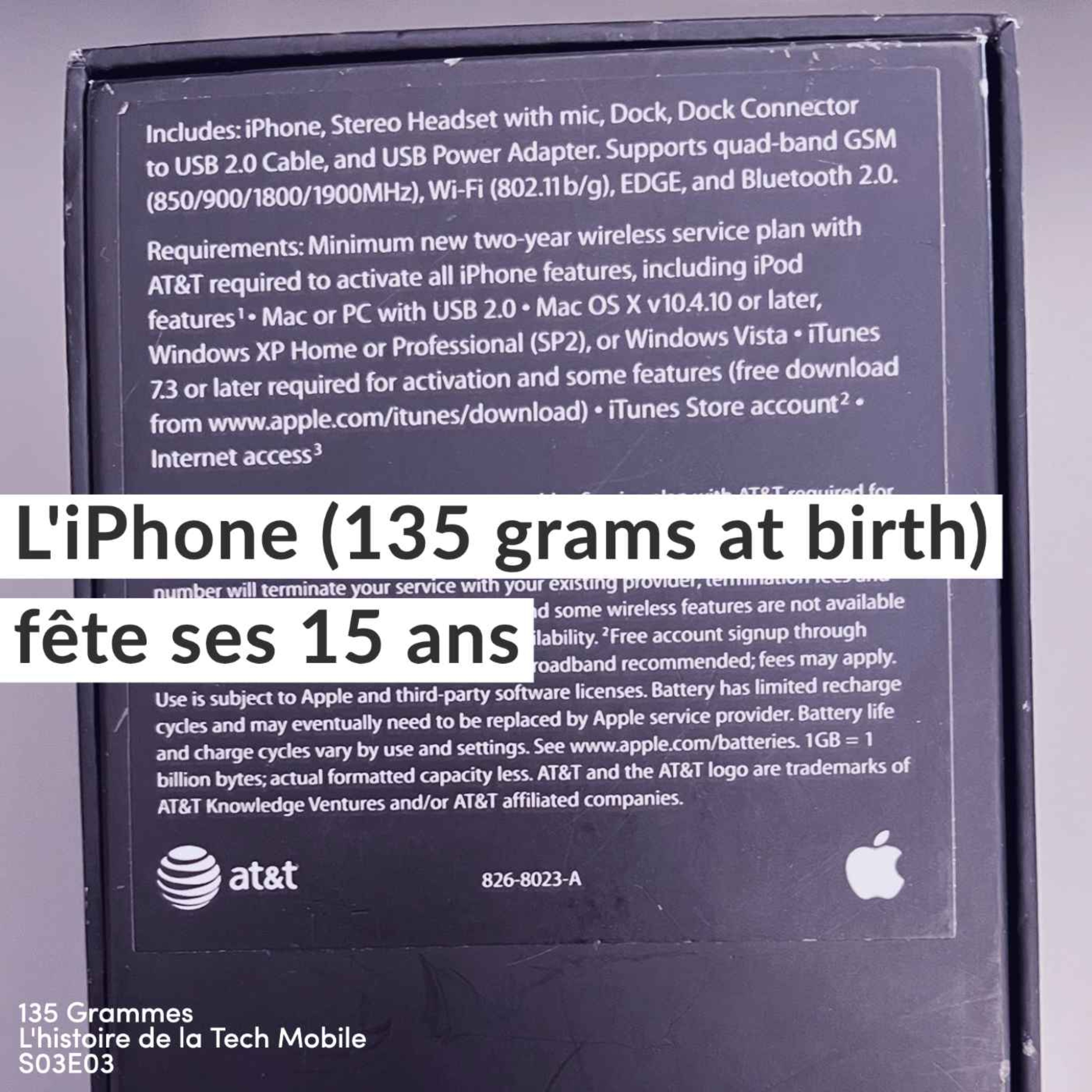 135 Grammes - Les histoires de la tech mobile