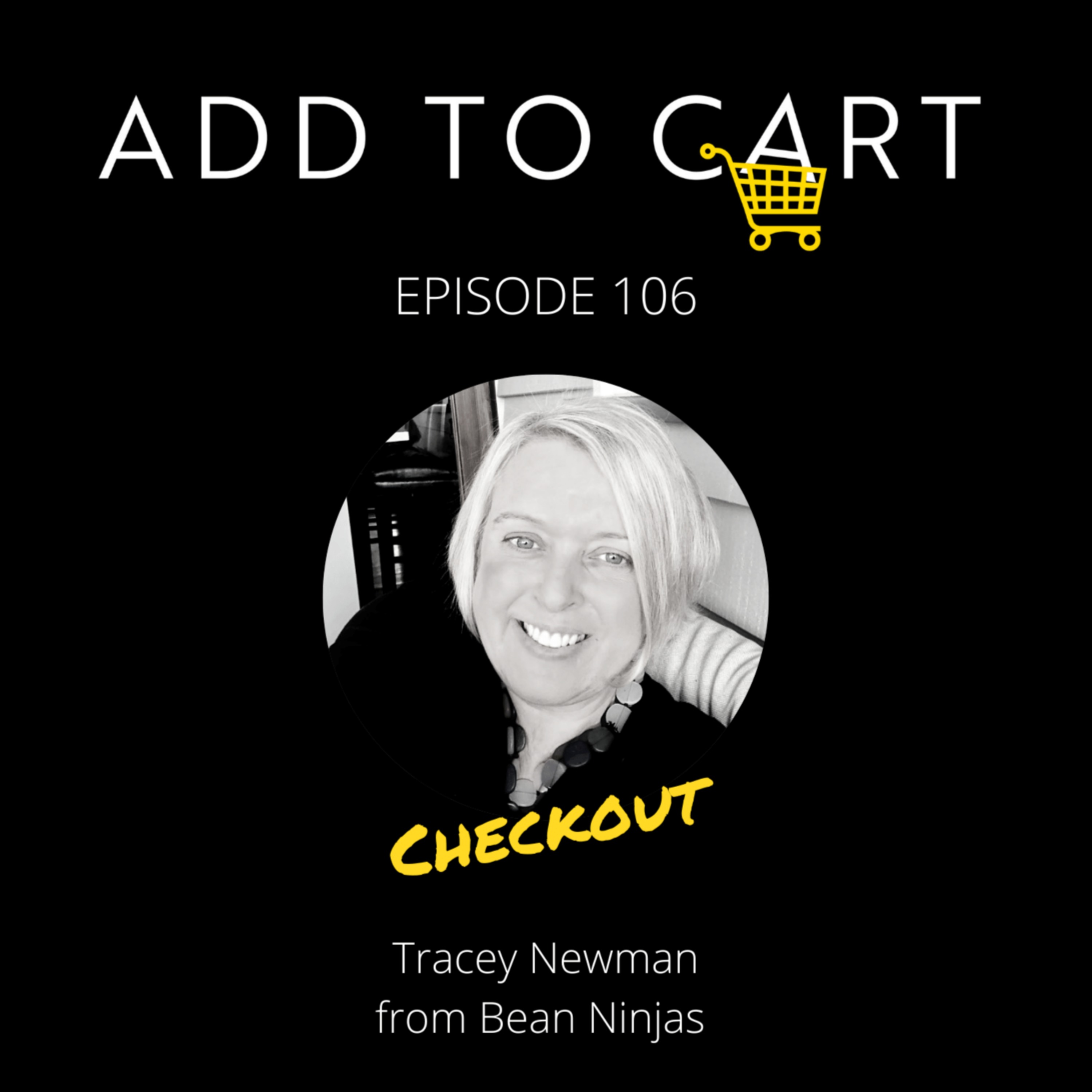 cover art for CHECKOUT Tracey Newman from Bean Ninjas | #106
