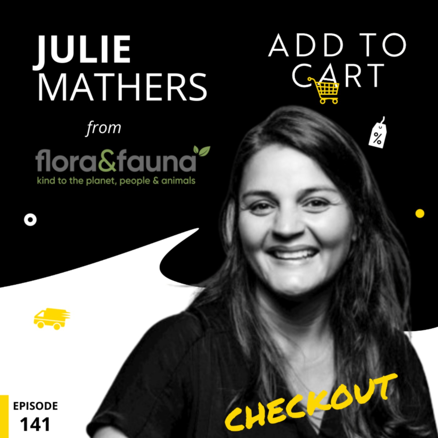 cover art for CHECKOUT Julie Mathers from Flora & Fauna | #141