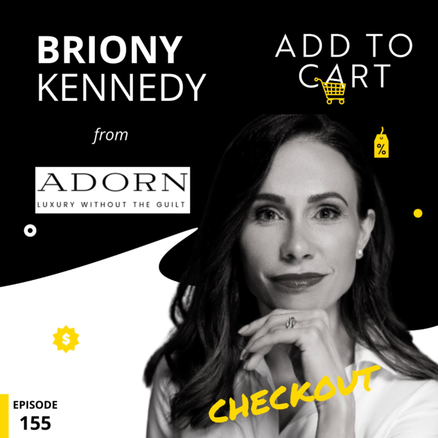 cover art for CHECKOUT Briony Kennedy from Adorn Cosmetics | #155