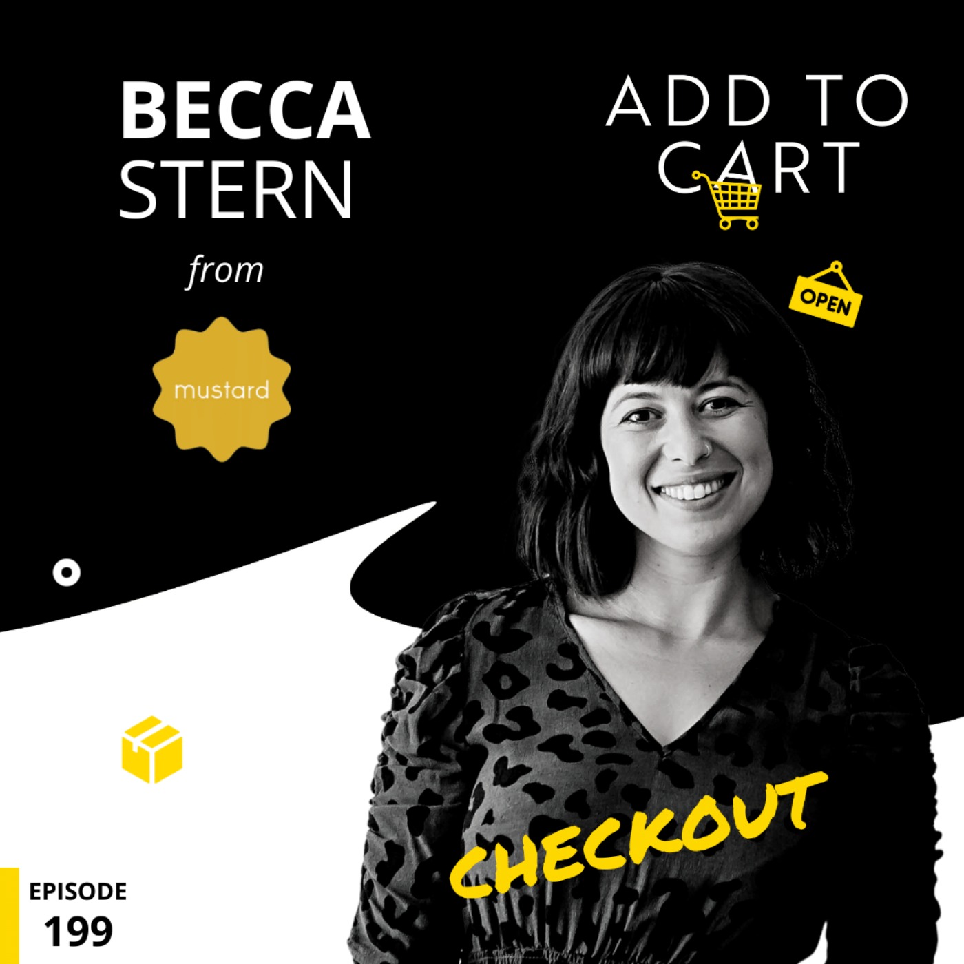cover art for CHECKOUT Becca Stern from Mustard Made | #199