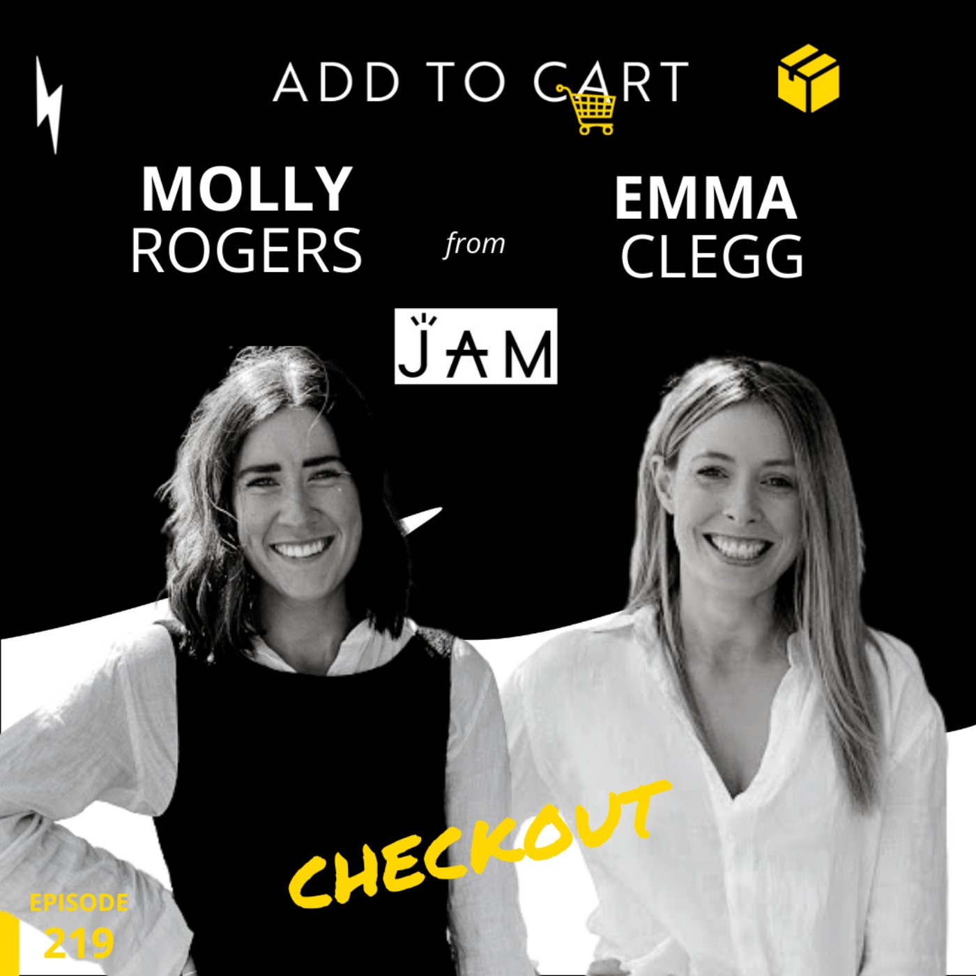 cover art for CHECKOUT Molly Rogers and Emma Clegg from JAM The Label | #219