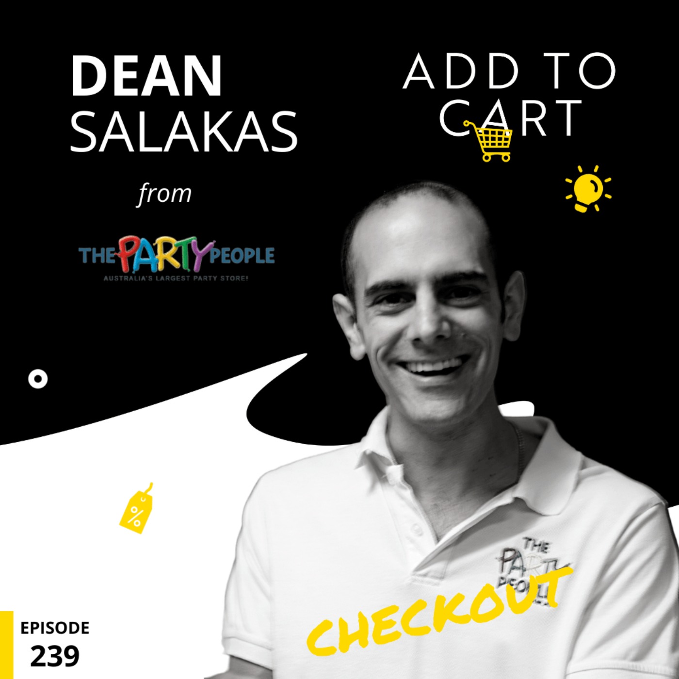 cover art for CHECKOUT Dean Salakas from The Party People | #239