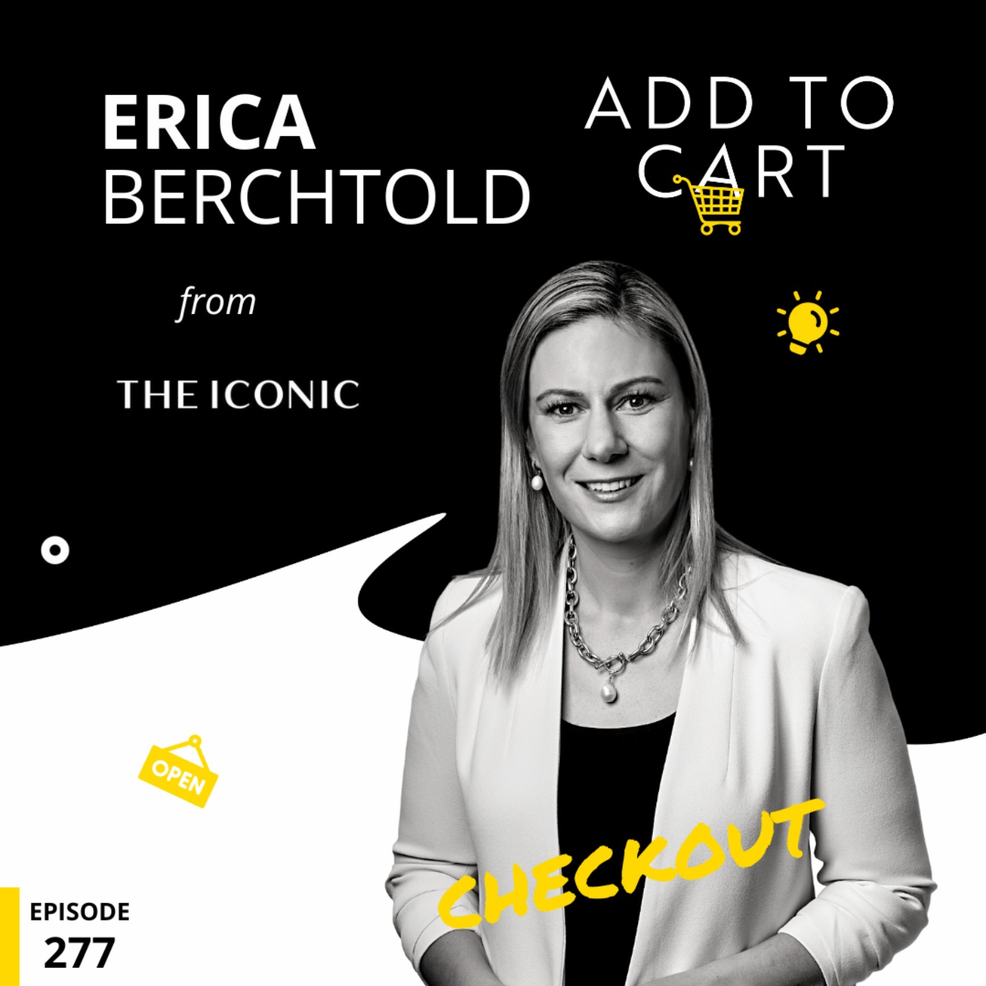 cover art for Erica Berchtold from The Iconic | Checkout #277