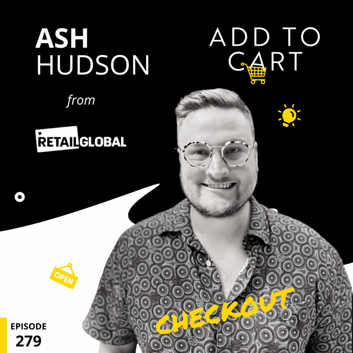 cover art for Ash Hudson from Retail Global | Checkout #279