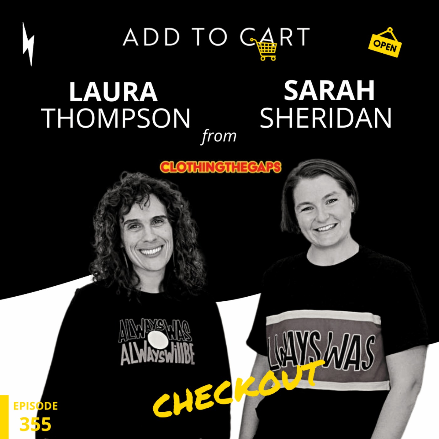 cover art for Checkout Laura Thompson and Sarah Sheridan | #355