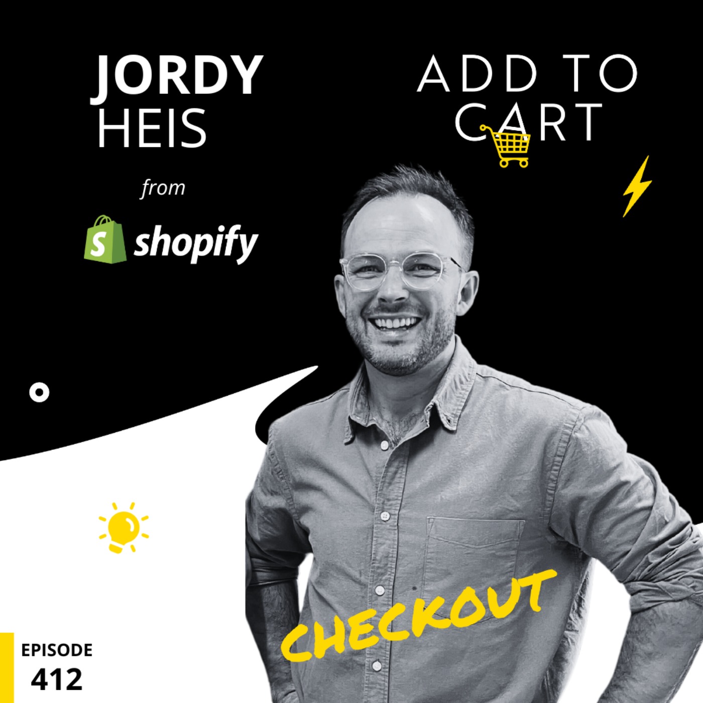 cover art for Jordy Heis from Shopify | Checkout #412