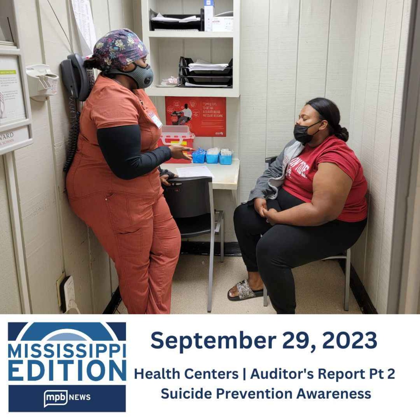 cover art for 09/29/2023: Health Centers | Auditor's Report Pt 2 | Suicide Prevention Awareness