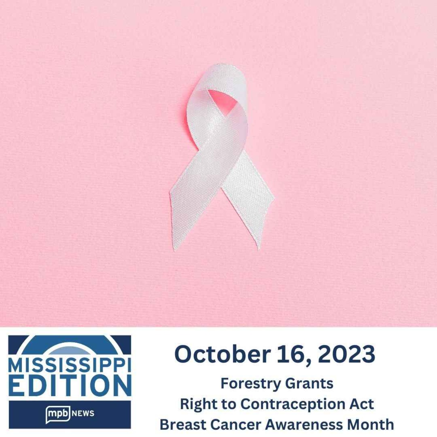 10/16/2023: Forestry Grants | Right to Contraception Act | Breast Cancer Awareness Month