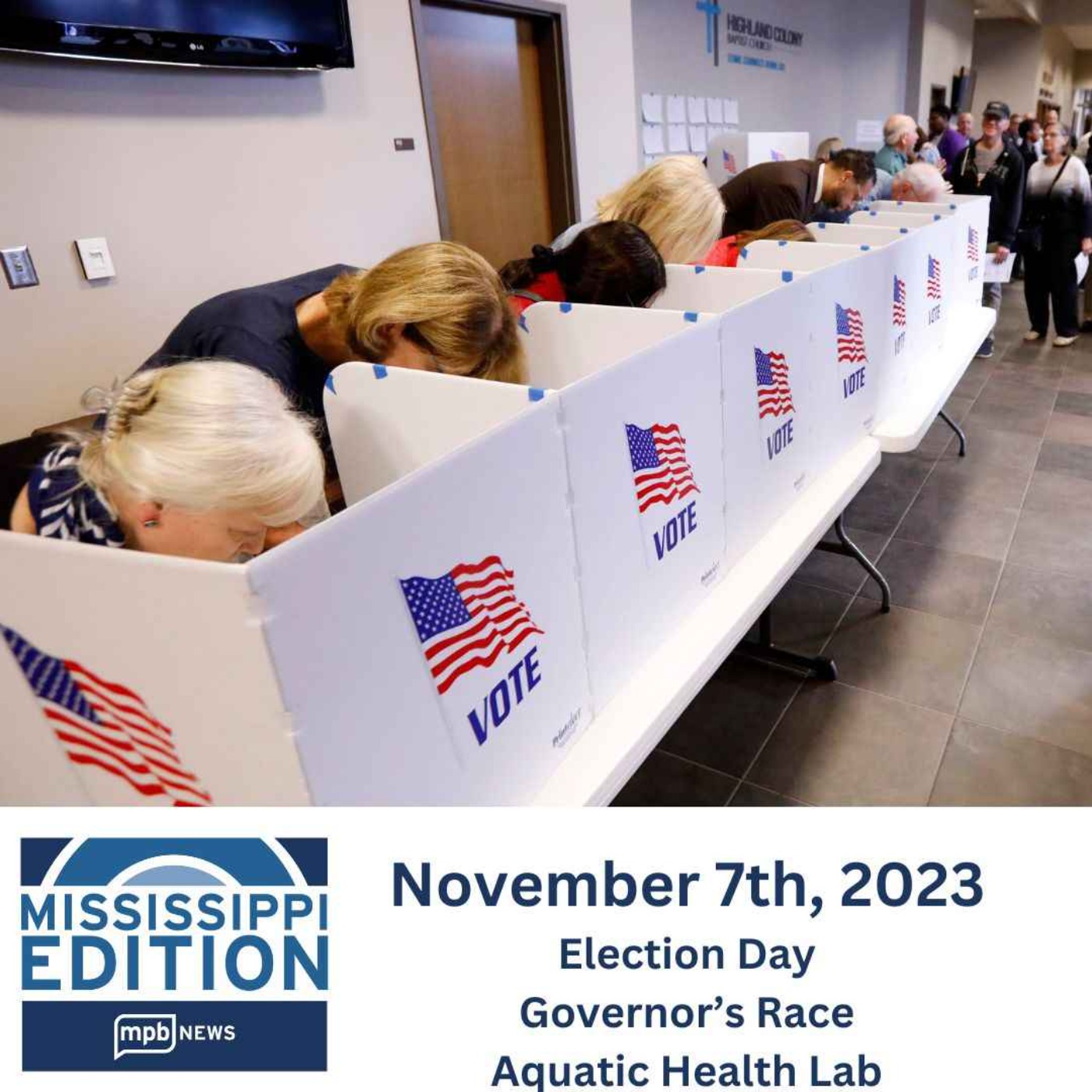 cover art for 11/07/2023: Election Day | Governor's Race | Aquatic Health Lab