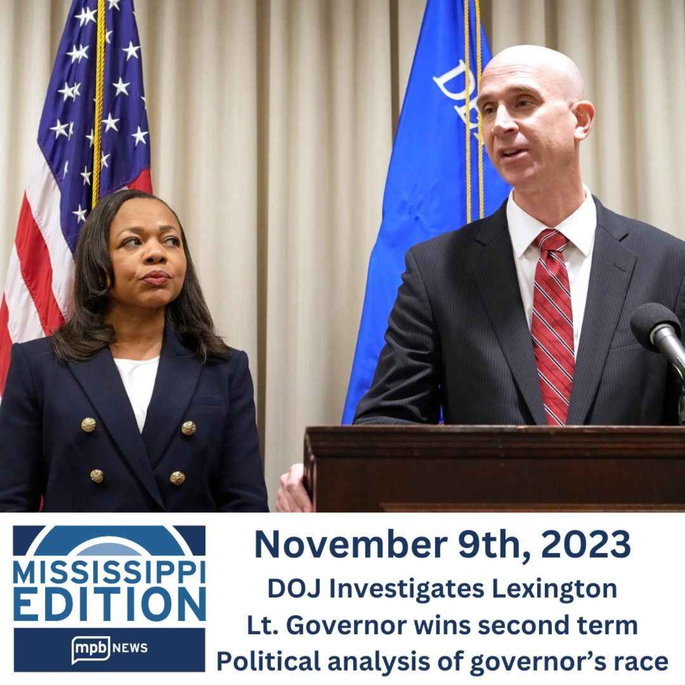 cover art for 11/09/2023: DOJ Investigates Lexington | Lt. Governor Wins Second Term | Political Analysis of Governor's Race