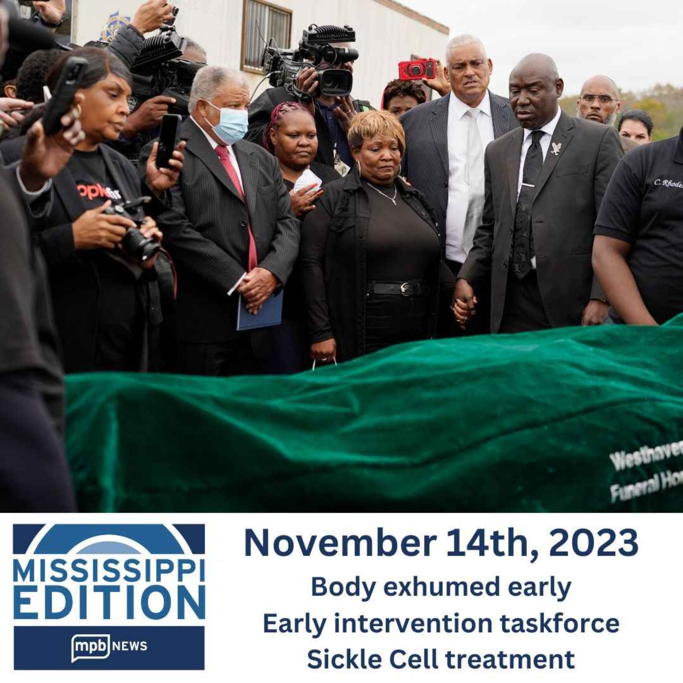 cover art for 11/14/2023: Body exhumed early | Early intervention taskforce | Sickle Cell treatment