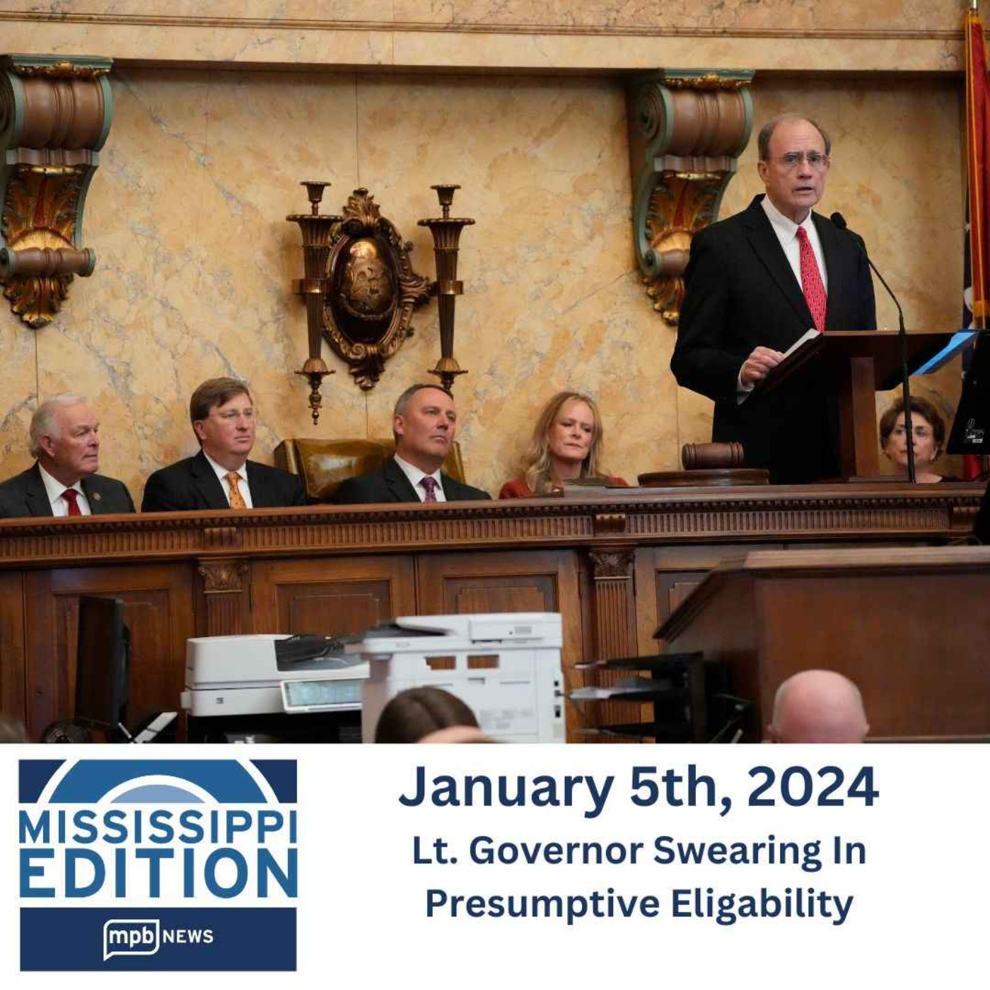 01/05/2024: Lt. Governor Swearing In | Presumptive Eligibility