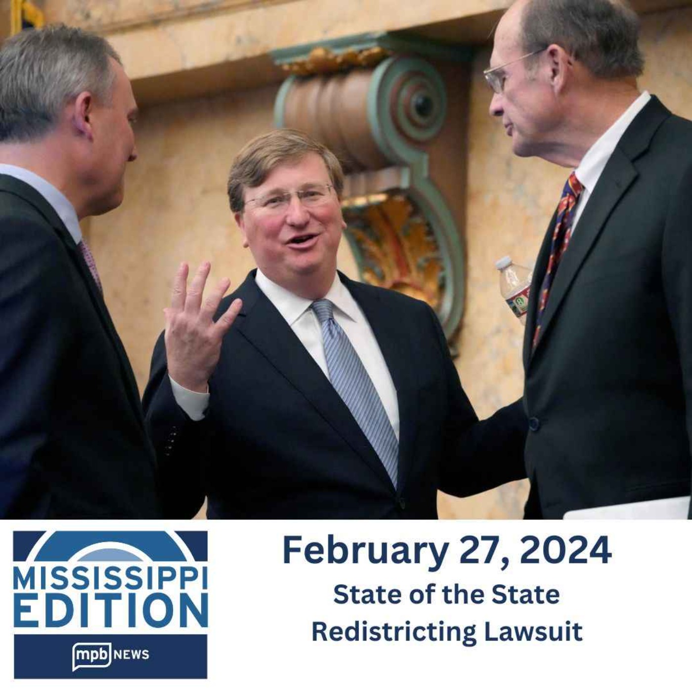 cover art for 02/27/2024: State of the State | Redistricting Lawsuit