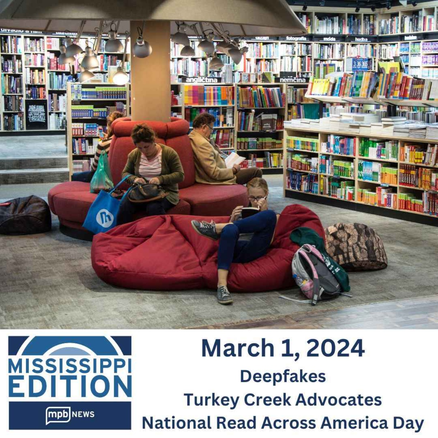 cover art for 03/01/2024: Deepfakes | Turkey Creek Advocates | National Read Across America Day