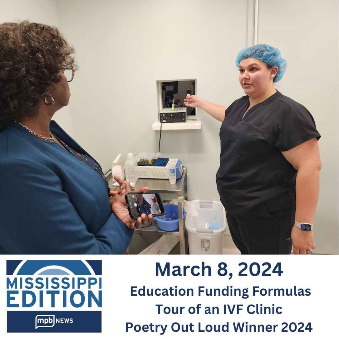 03/08/2024: Education Funding Formulas | Tour of an IVF Clinic | Poetry Out Loud Winner 2024