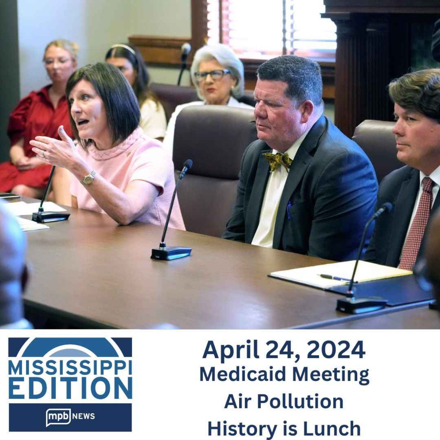 cover art for 04/24/2024: Medicaid Meeting | Air Pollution | History is Lunch