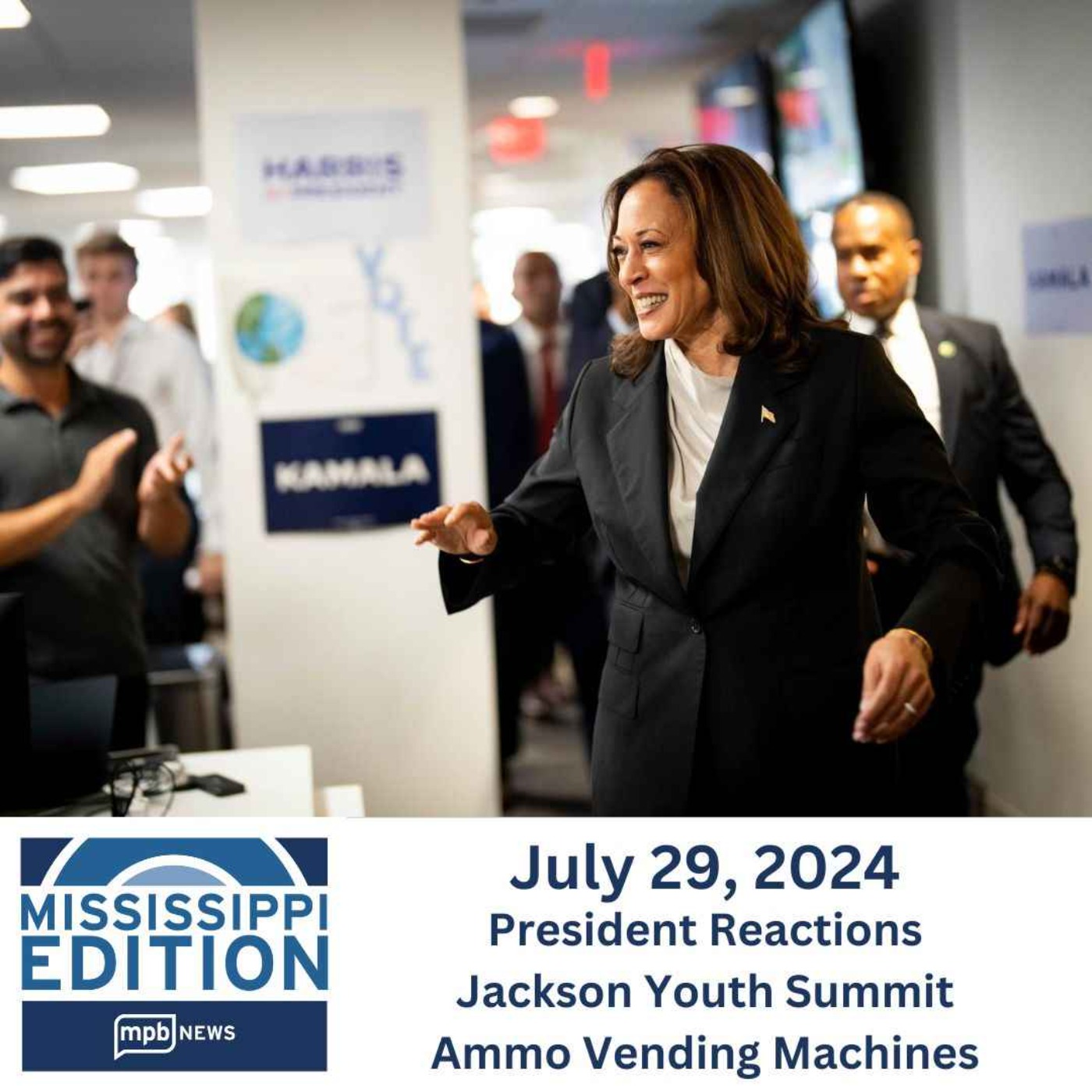 07/29/2024: President Reactions | Jackson Youth Summit | Ammo Vending Machines