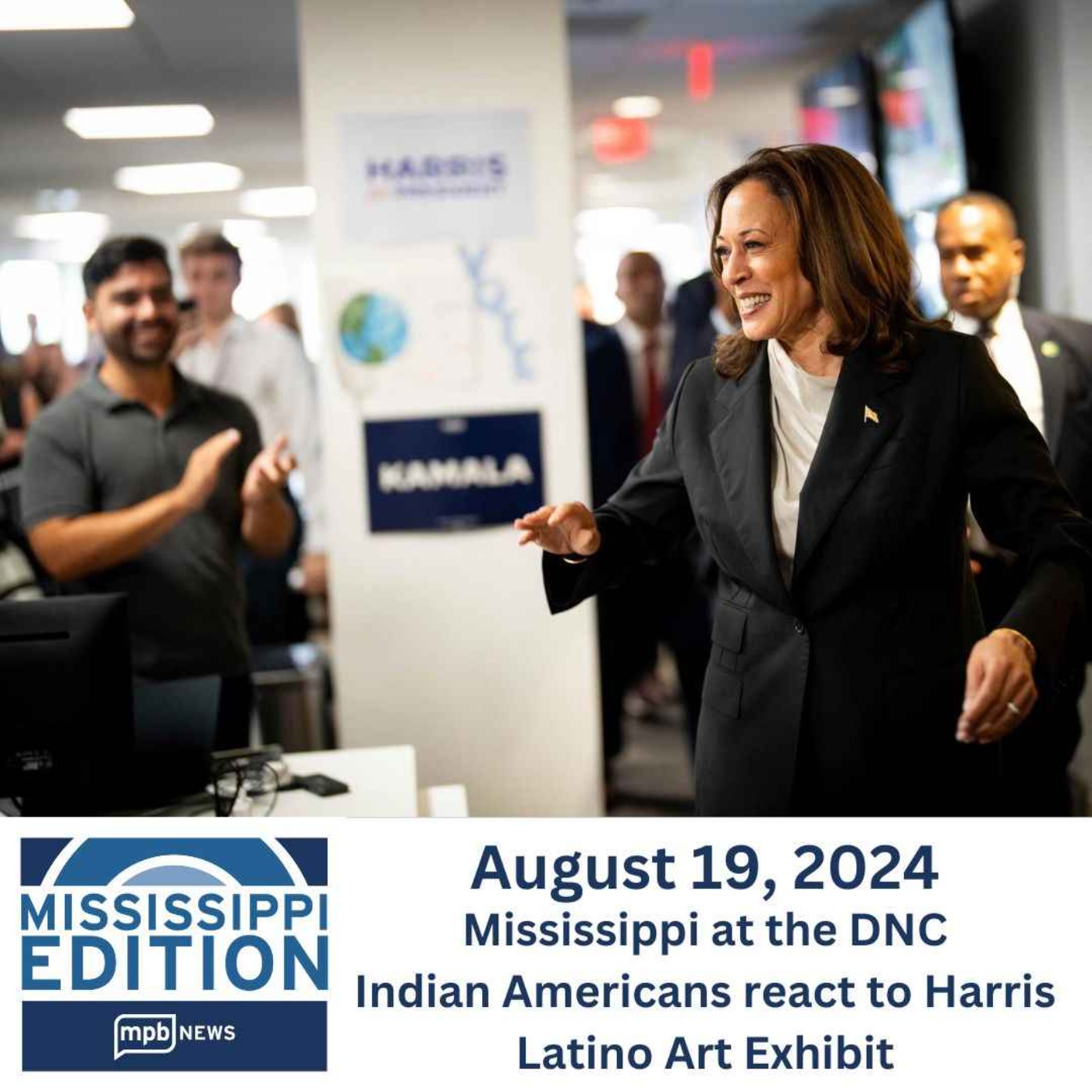 08/19/2024: DNC | Indian Americans react to Harris | Latino Art Exhibit