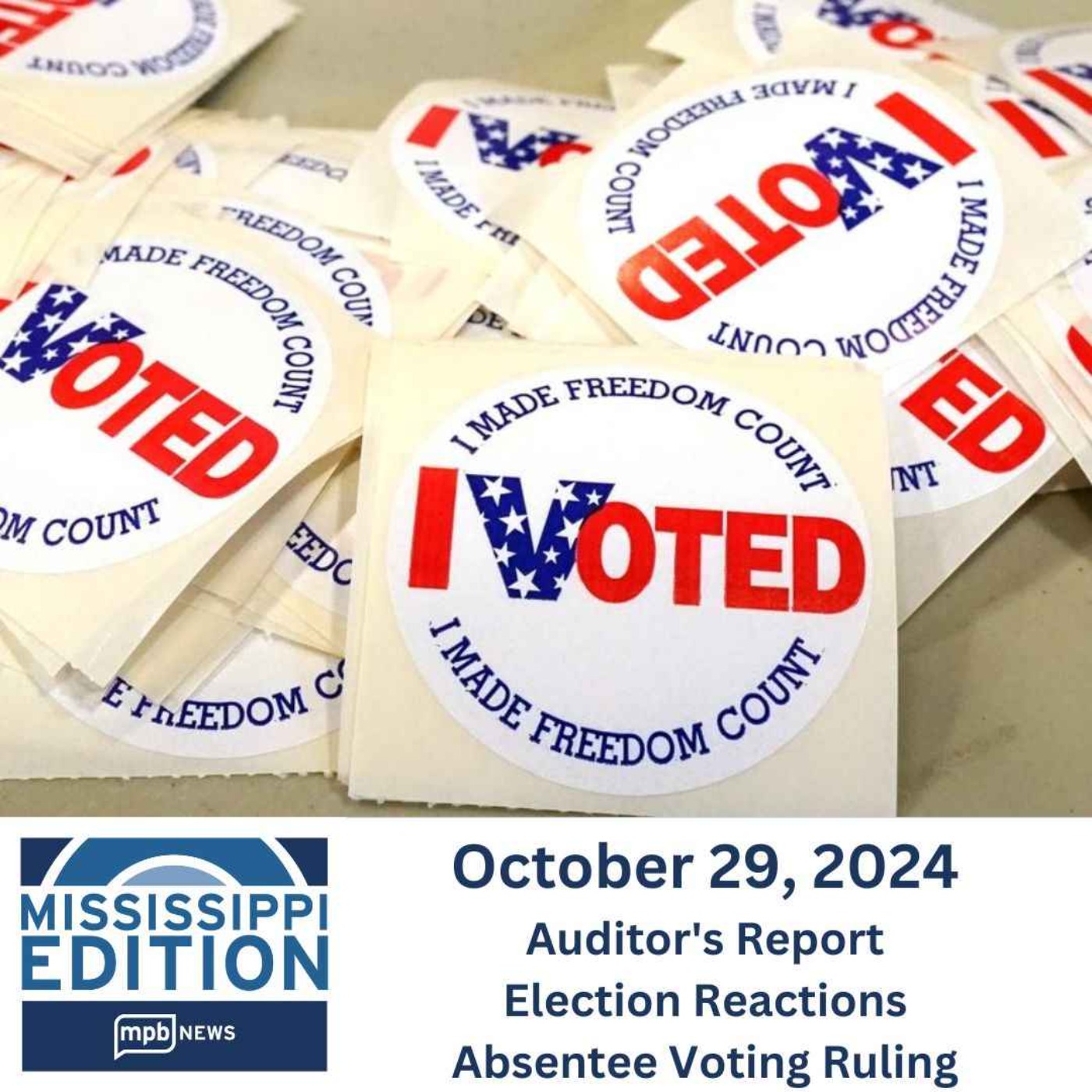 10/29/2024: Auditor's Report | Election Reactions | Absentee Voting Ruling