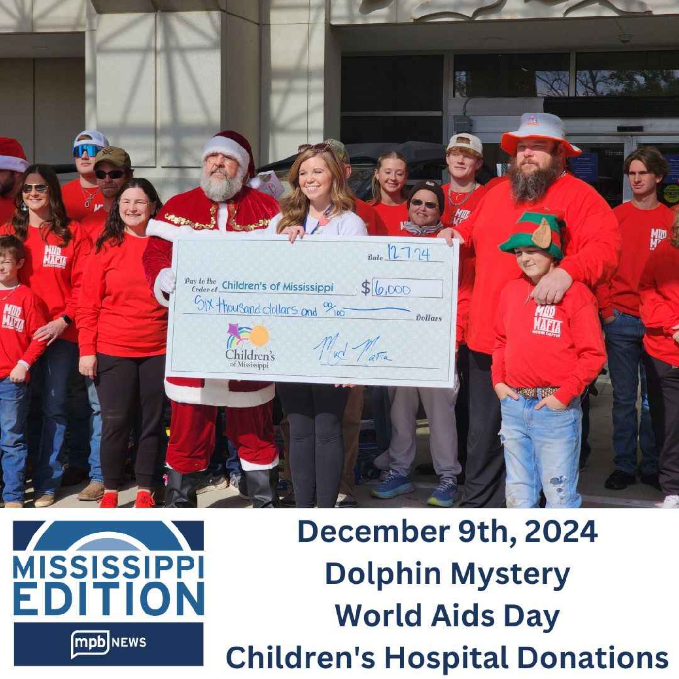 12/09/2024: Dolphin Mystery | World Aids Day | Children's Hospital Donations
