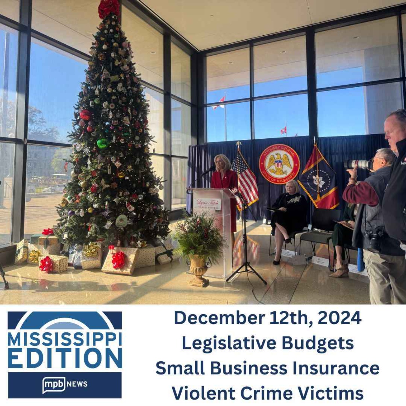 12/12/2024: Legislative Budgets | Small Business Insurance | Violent Crime Victims