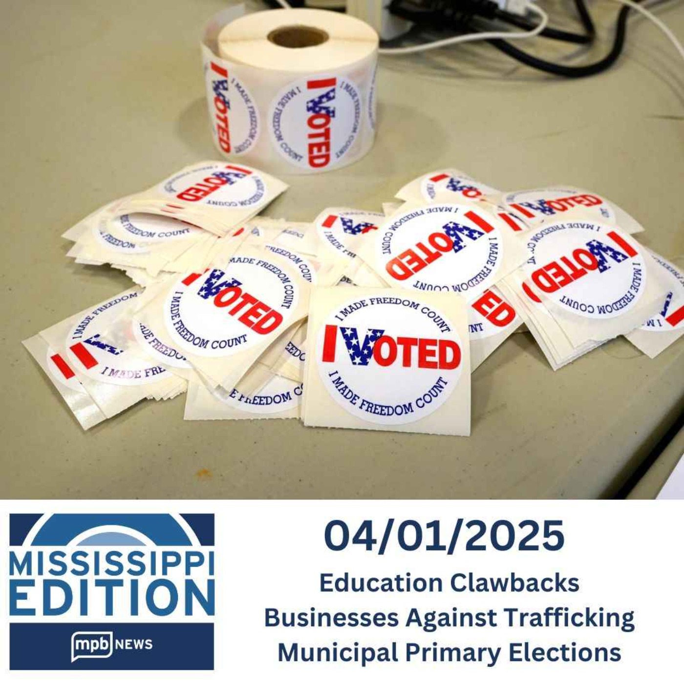 04/01/2025: Education Clawbacks | Businesses Against Trafficking | Municipal Primary Elections
