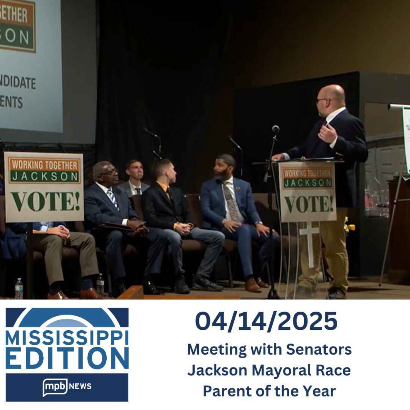 04/14/2025: Meeting with Senators | Jackson Mayoral Race | Parent of the Year