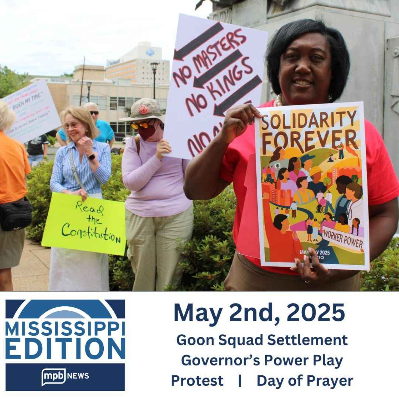 5/2/2025: Goon Squad Settlement | Power Play | Protest | Day of Prayer