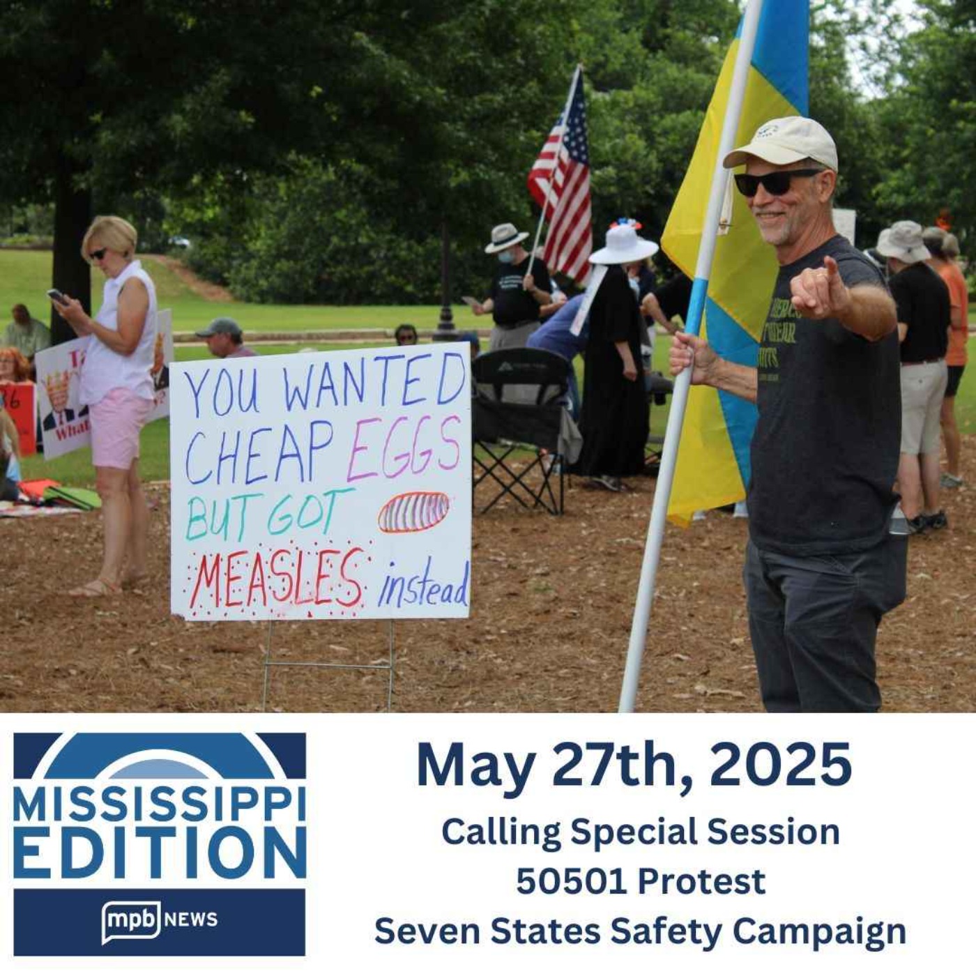 05/27/2025: Calling Special Session | 50501 Protest | Seven States Safety Campaign