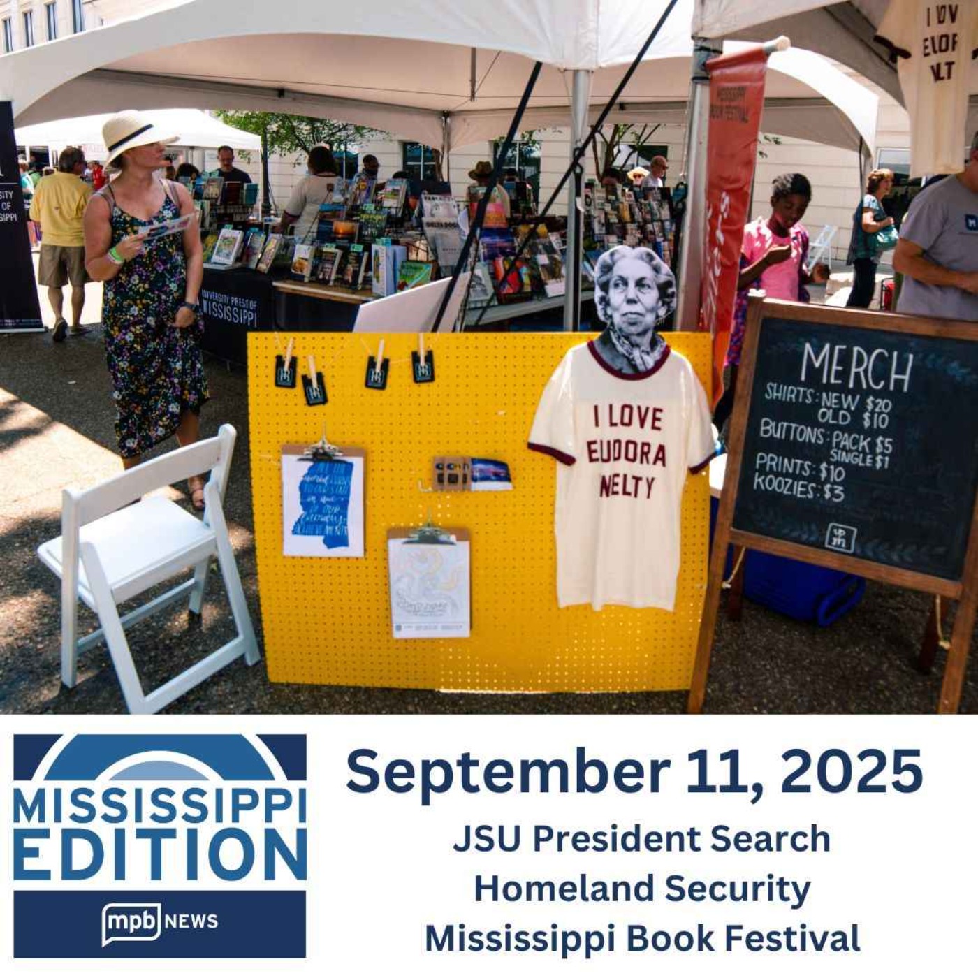 09/11/2025: JSU President Search | Homeland Security | Mississippi Book Festival
