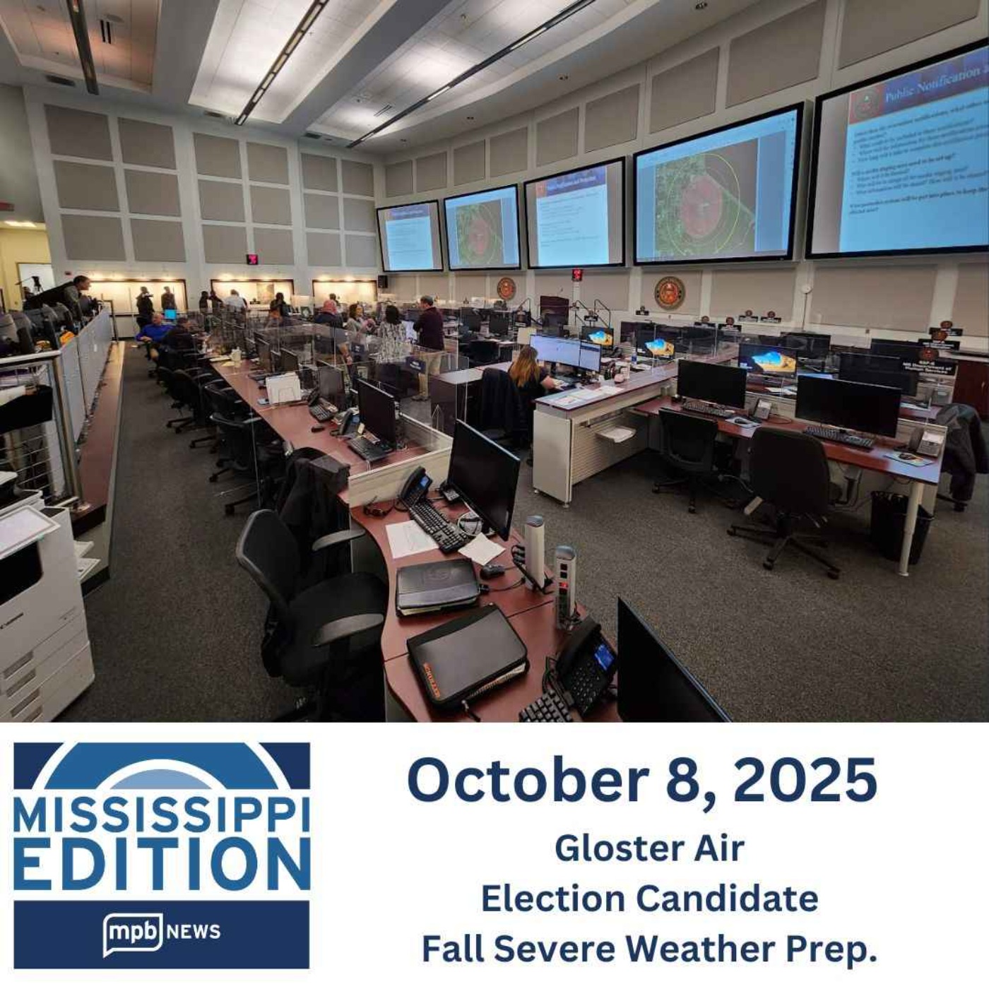 10/08/2025: Gloster Air | Election Candidate | Fall Severe Weather Prep.