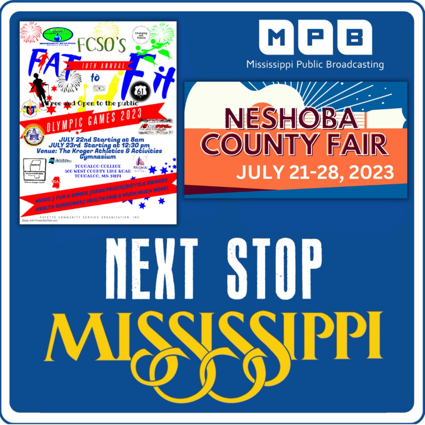 Next Stop MS | FCSO's 10th Annual Fat to Fit Olympic Games & Neshoba County Fair 2023