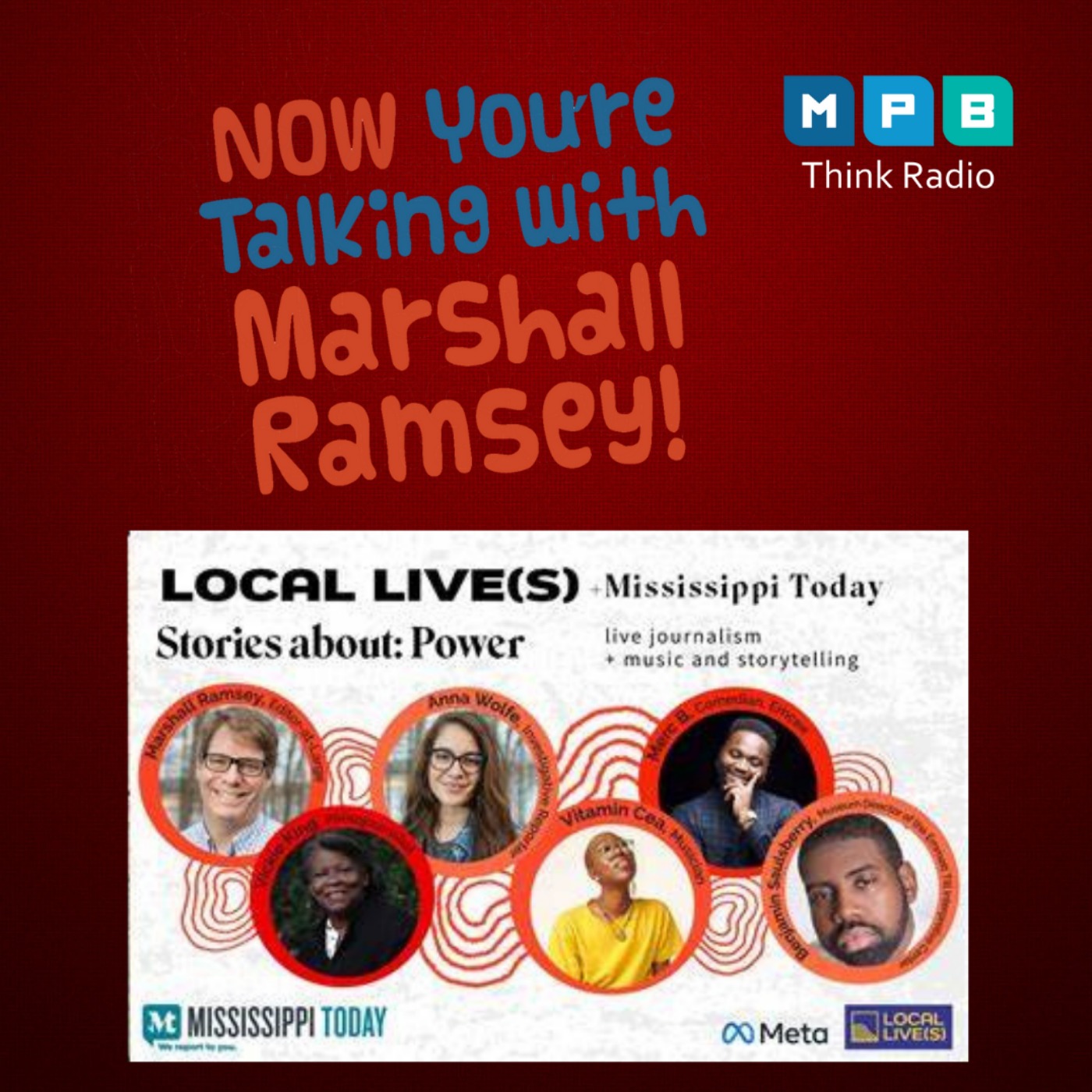cover art for Now You're Talking w/ Marshall Ramsey| Local Live(s): Stories about: Power