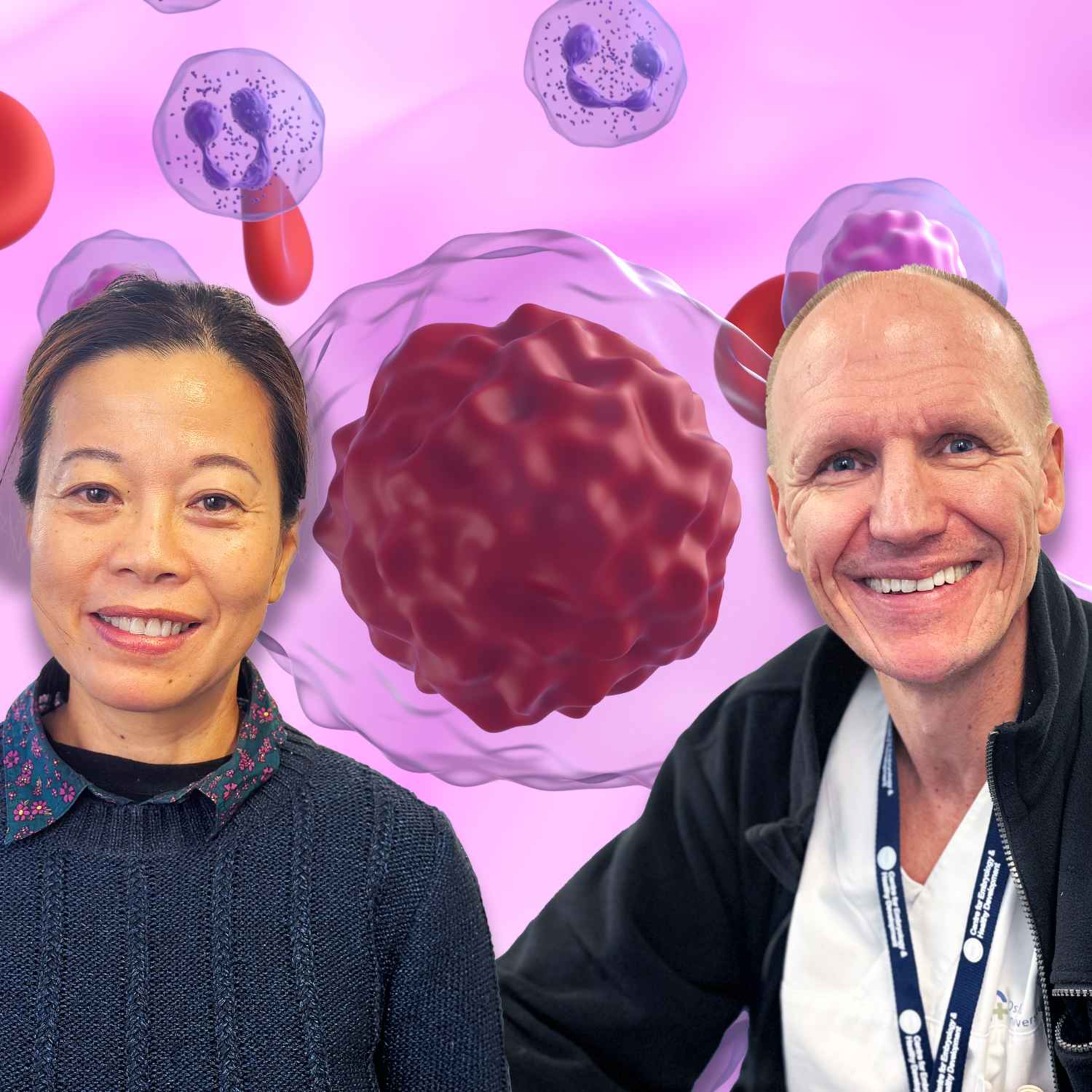 Lett å diagnostisere - vanskelig å behandle: Hoa Tran (Ahus) og Eivind Galteland (OUS) diskuterer blodkreft-sykdommen myelofibrose episode artwork
