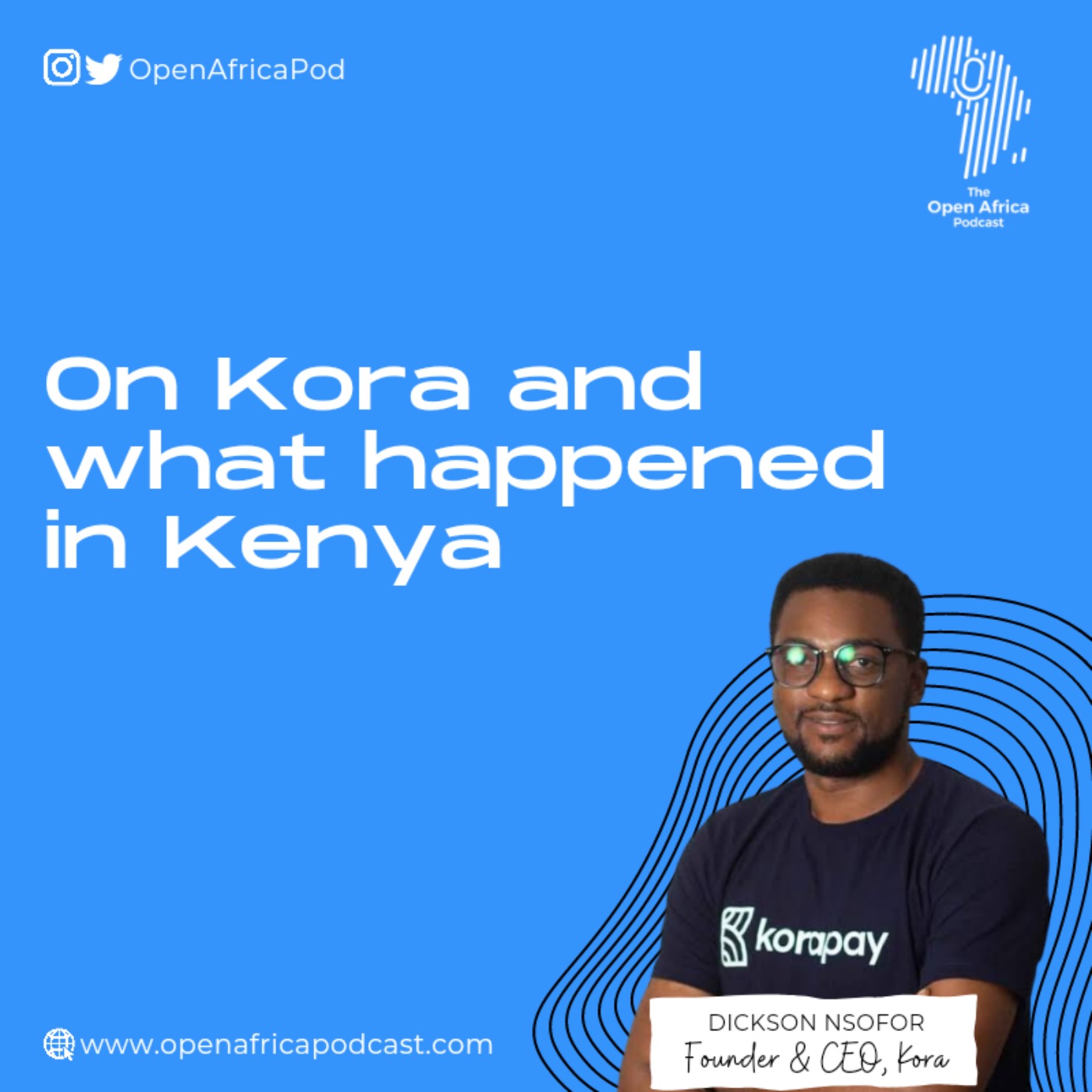 On Kora and what happened in Kenya