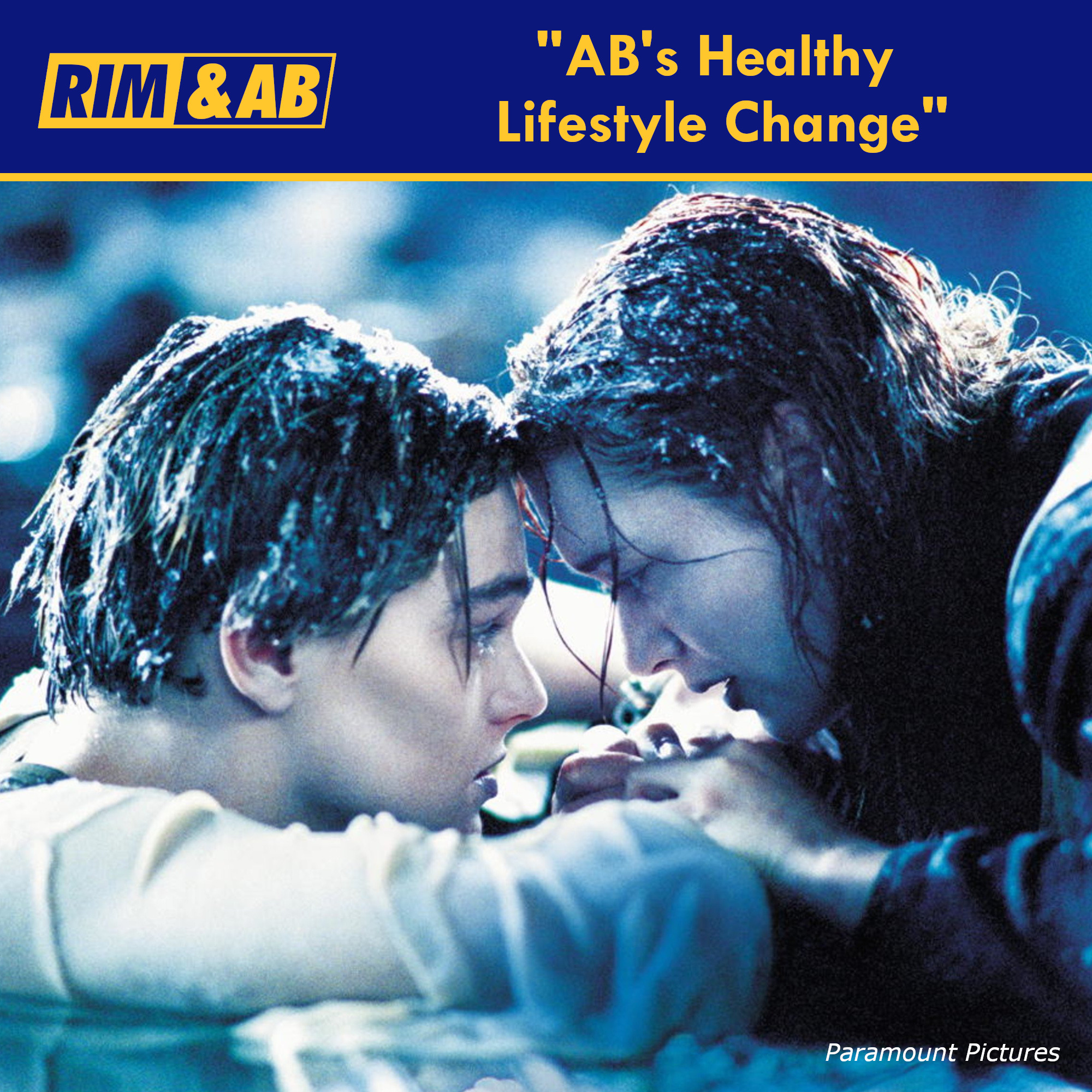 cover art for "AB's Healthy Lifestyle Change" | Rimcast with Rim and AB