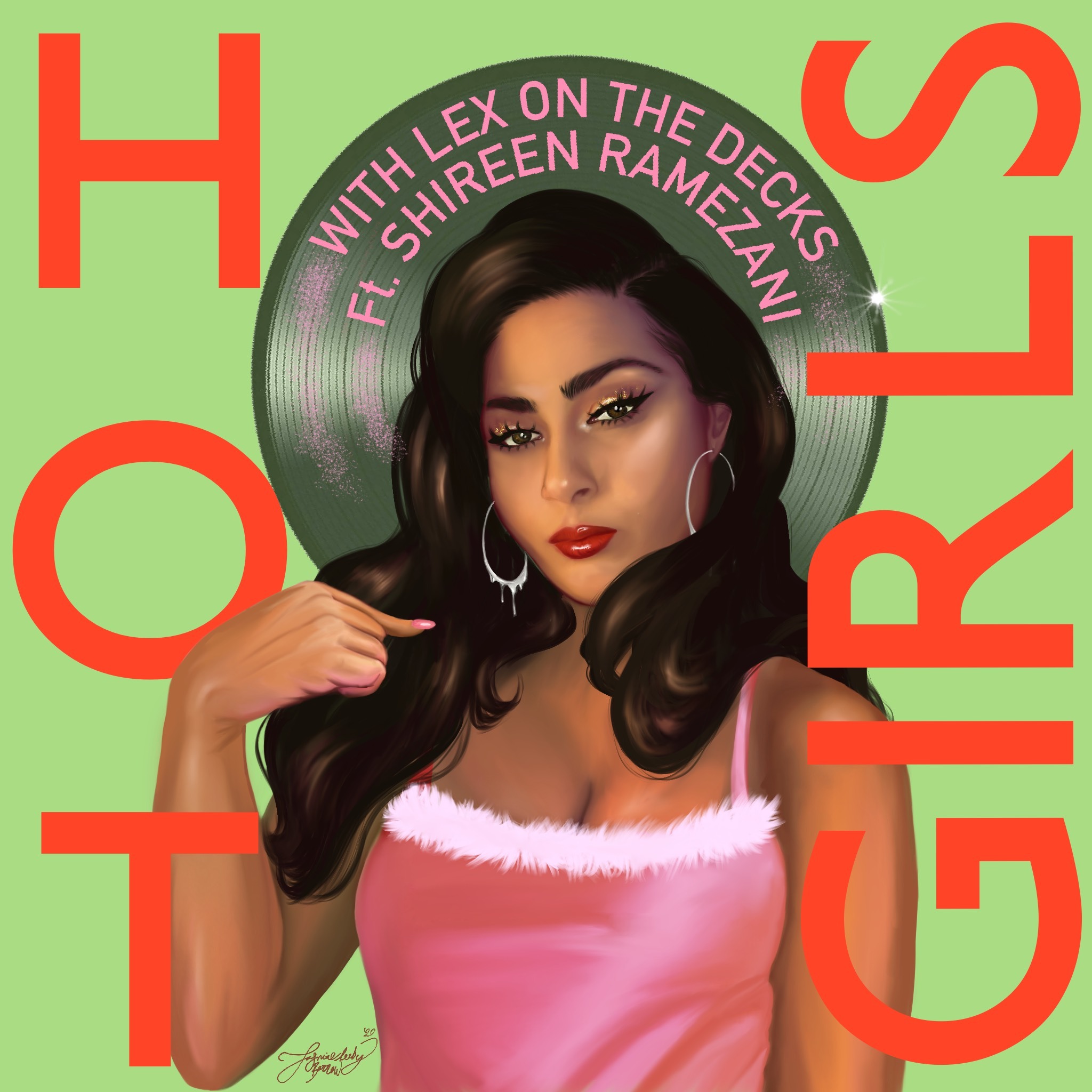 cover art for Hot Girls: Digital Radio, Playlisting and the Hyperman set with Shireen