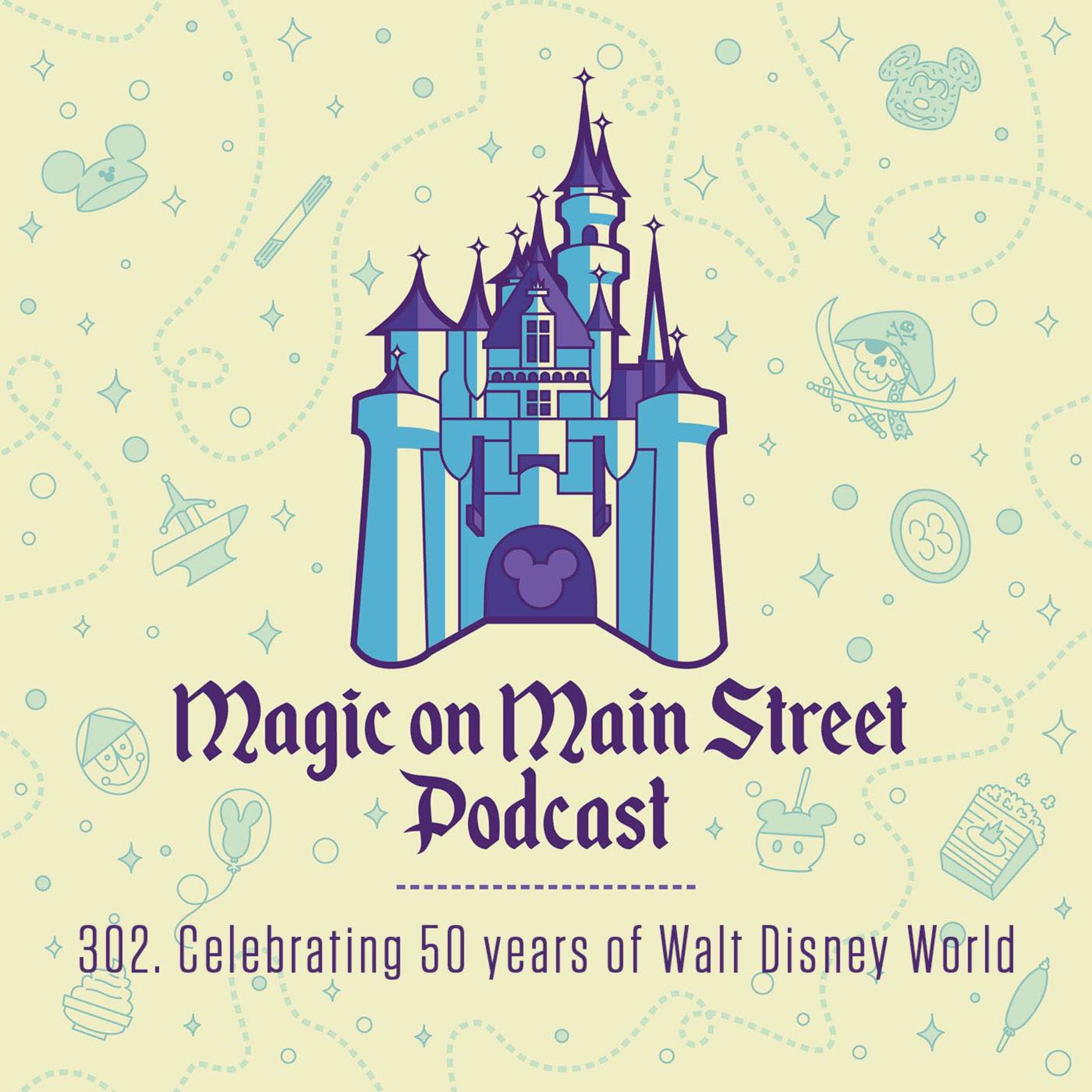 cover art for Celebrating 50 Years of Walt Disney World