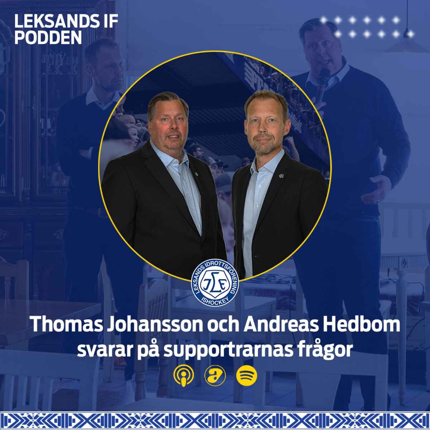 Thomas Johansson och Andreas Hedbom svarar på supportrarnas frågor