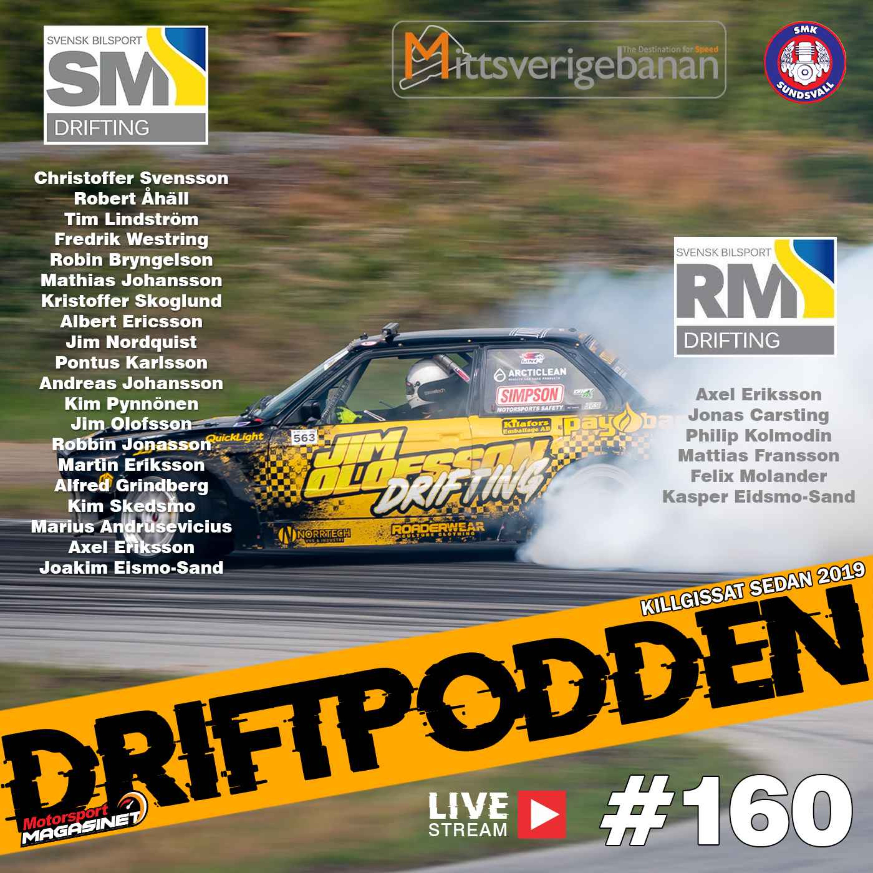 cover art for 160. Live Depåhäng SM/RM JSM