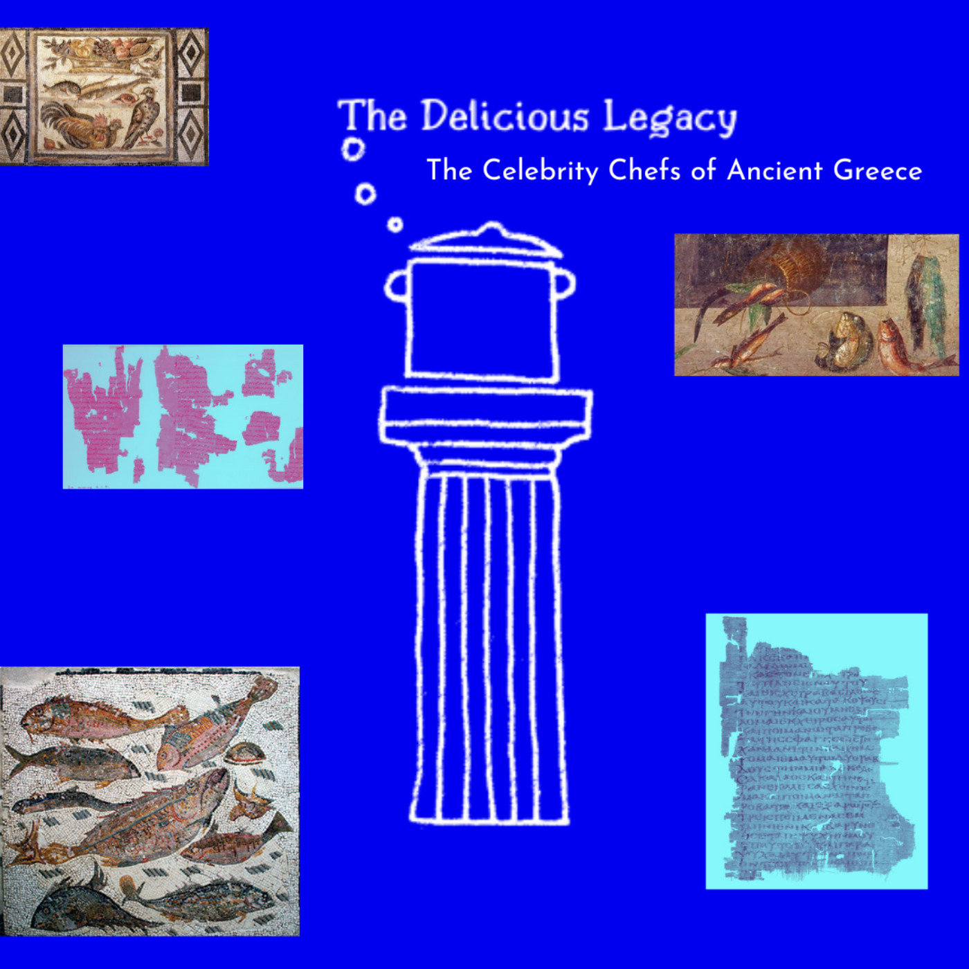 cover art for The Celebrity Chefs of Ancient Greece and Fragments of Ancient Recipes