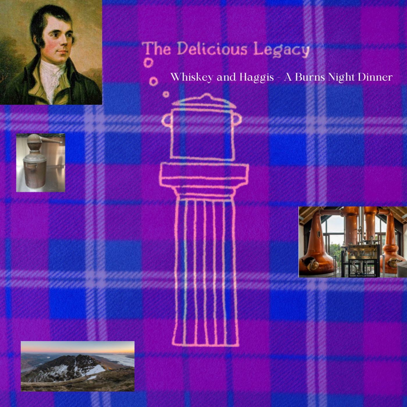 cover art for Whiskey and Haggis- A Burns Night Dinner