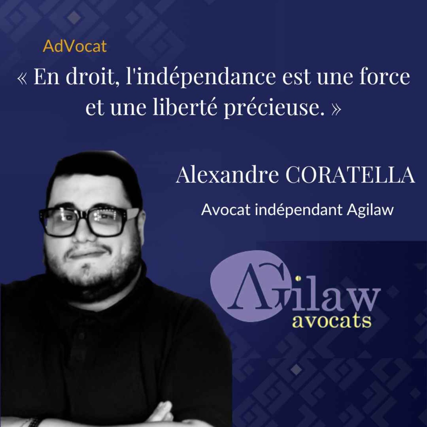Alexandre Coratella, avocat indépendant Agilaw.