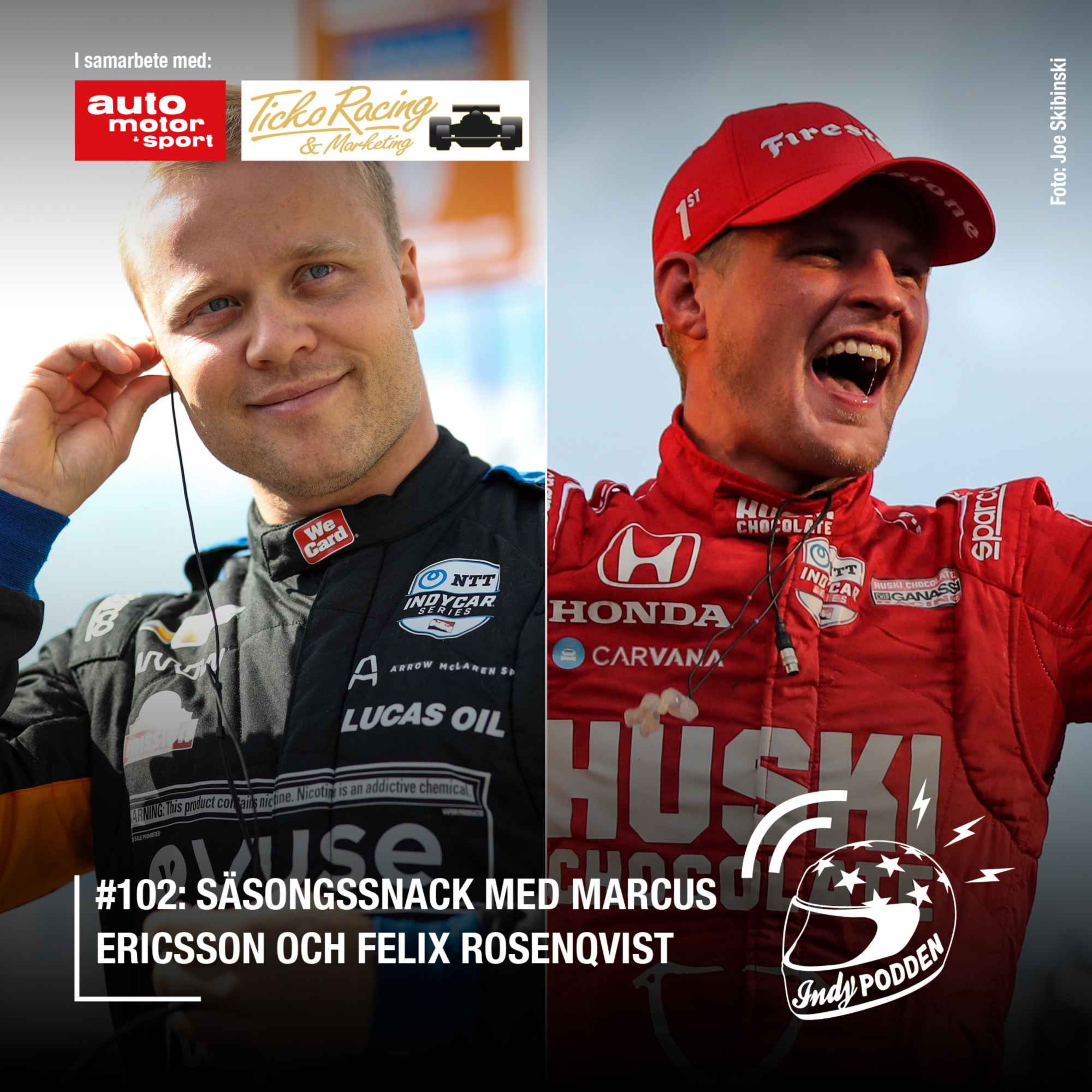 #102: Säsongssnack med Marcus Ericsson och Felix Rosenqvist