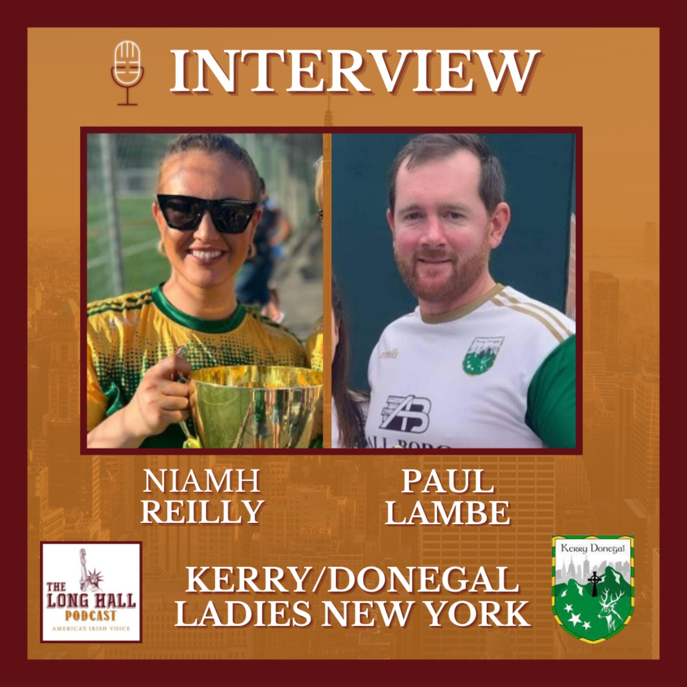 POST-MATCH INTERVIEW: Kerry/Donegal Manager Paul Lambe & Niamh Reilly