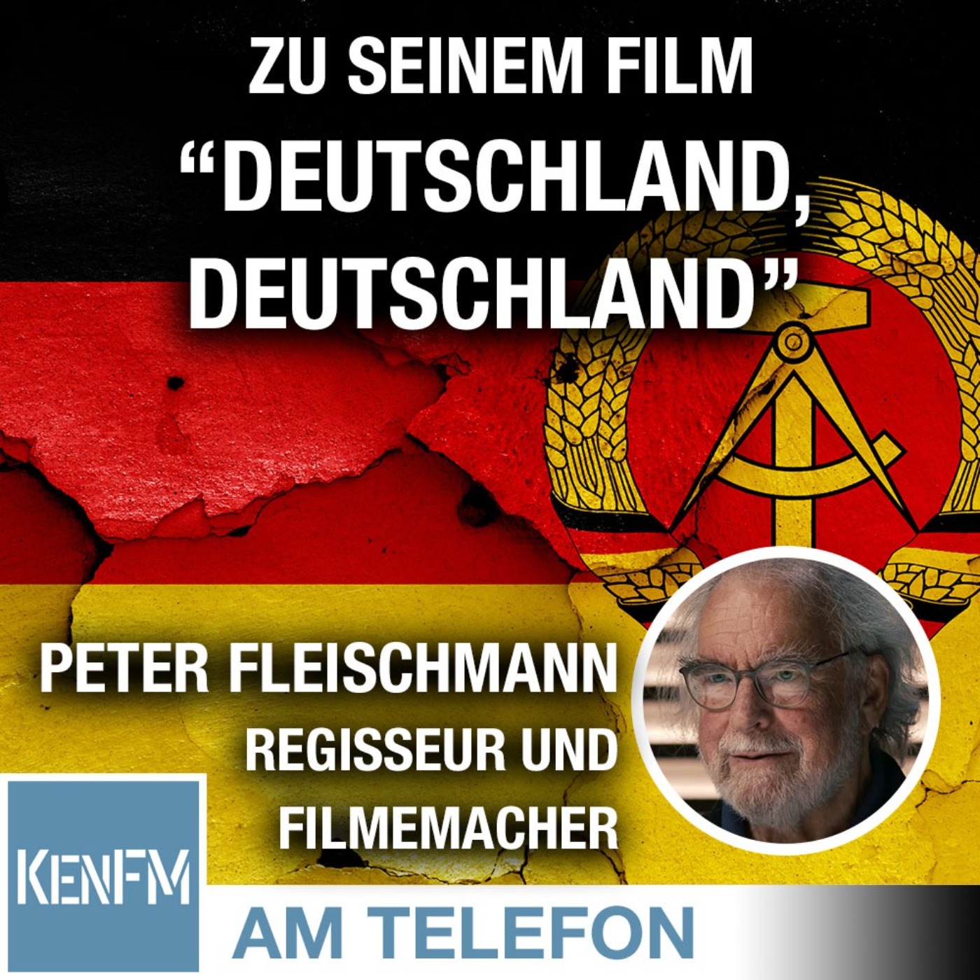Am Telefon zu seinem Film “Deutschland, Deutschland”: Peter Fleischmann