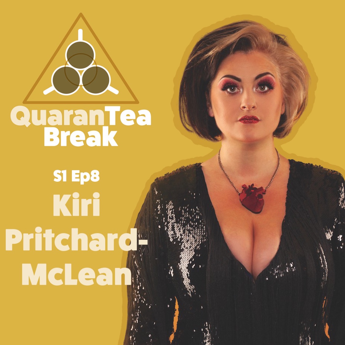 cover art for Ep 8: Kiri Pritchard-McLean – talking Comedy at The Covid Arms, stand-up in lockdown and breaking a virtual World Record