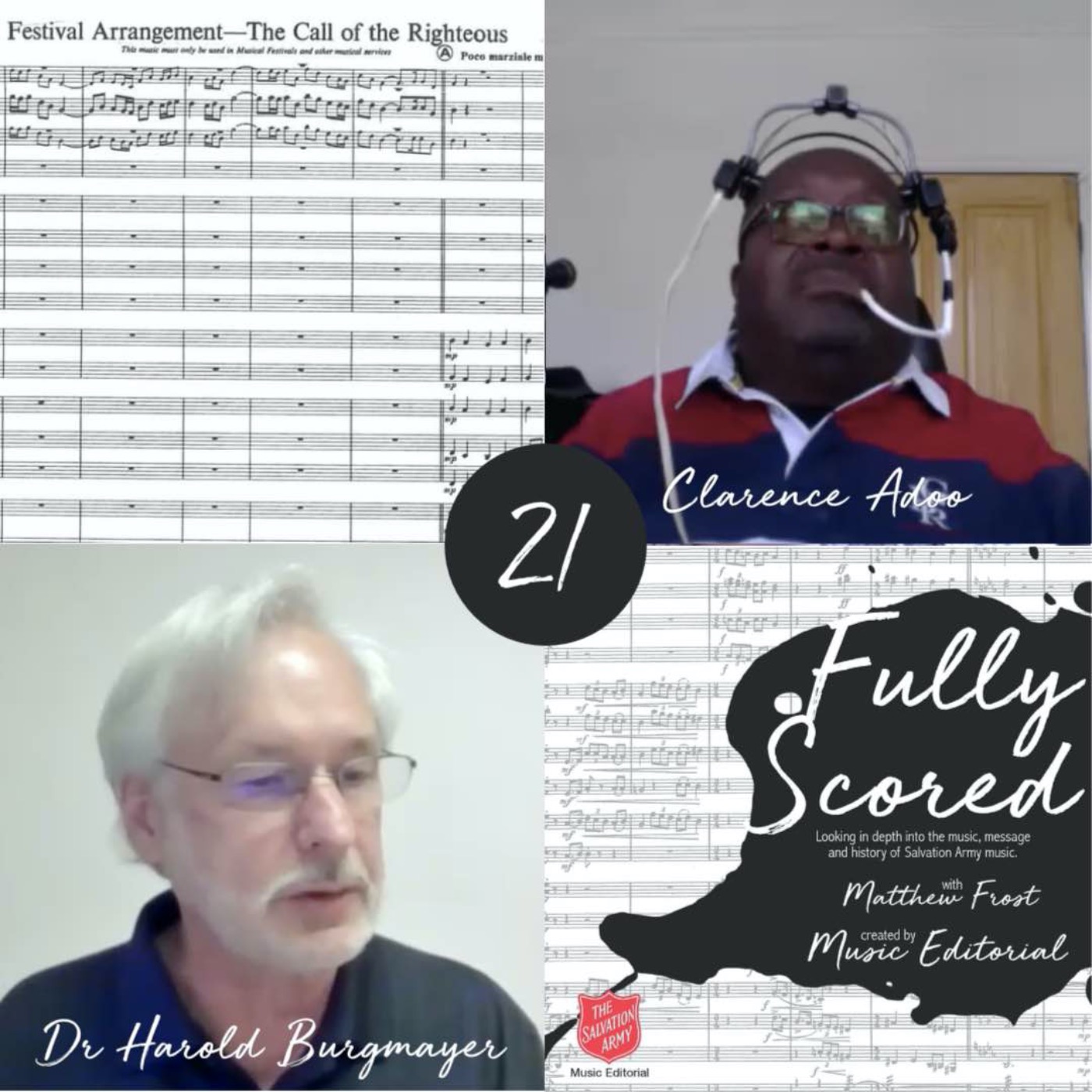 cover art for Fully Scored | Ep. 21 (Clarence Adoo & Harold Burgmayer)
